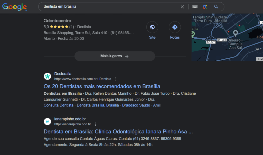 Dicas para Encontrar o Melhor Dentista Próximo a Você 1 Procurar dentista perto de mim no Google Maps