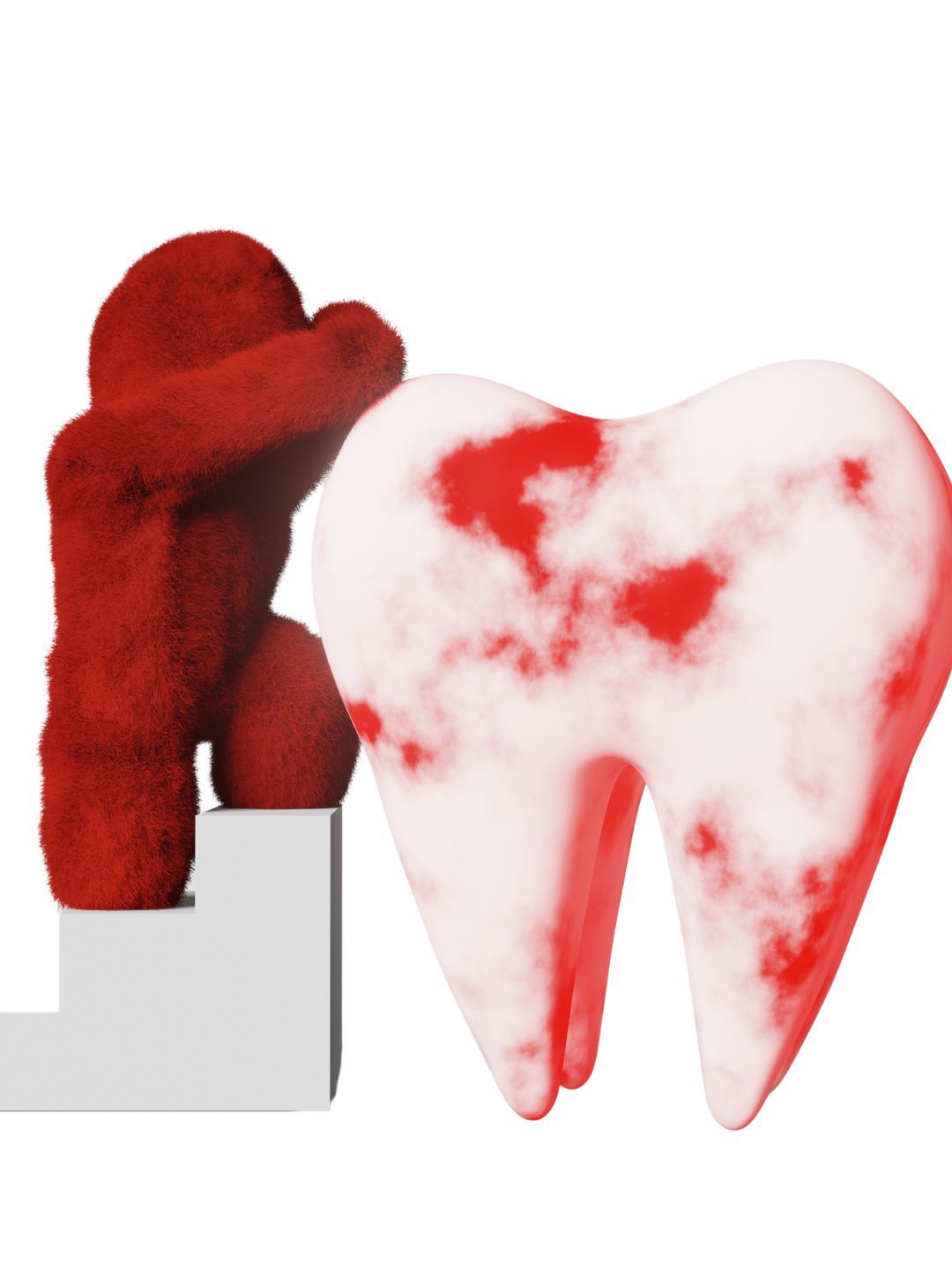 dentista que trata os dentes sensíveis