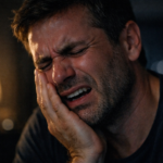 dor de dente à noite intensa pessoa com dor