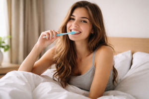 dormir sem escovar os dentes faz mal
